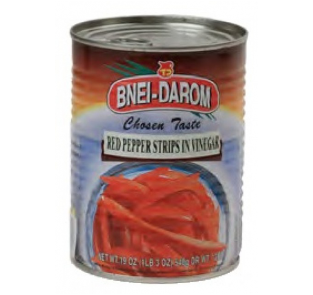 Bnei Darom Red Pepper Strips 540 g