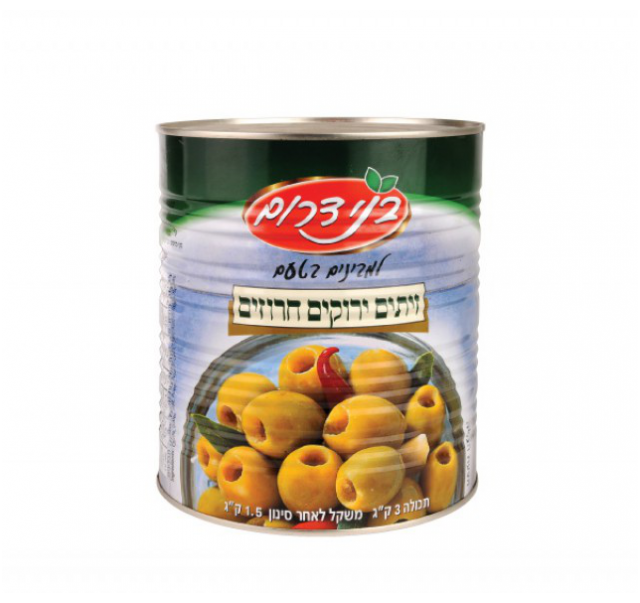Bnei Darom Green pitted Olive 3 kg