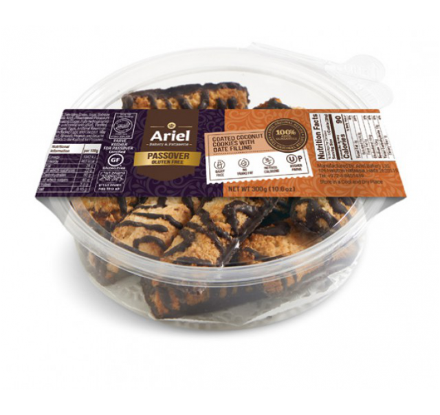 Ariel Passover Coated Coconut Cookies dates Filling 300 g