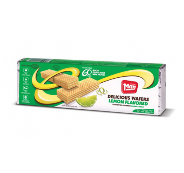 Man Lemon Wafers 200 gr