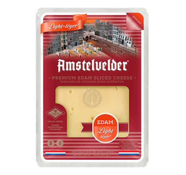 Amstelvelder LIGHT Edam Cheese sliced 150 g