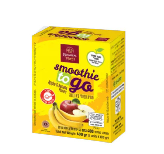 Smoothie to go apple & banana 4*100 g